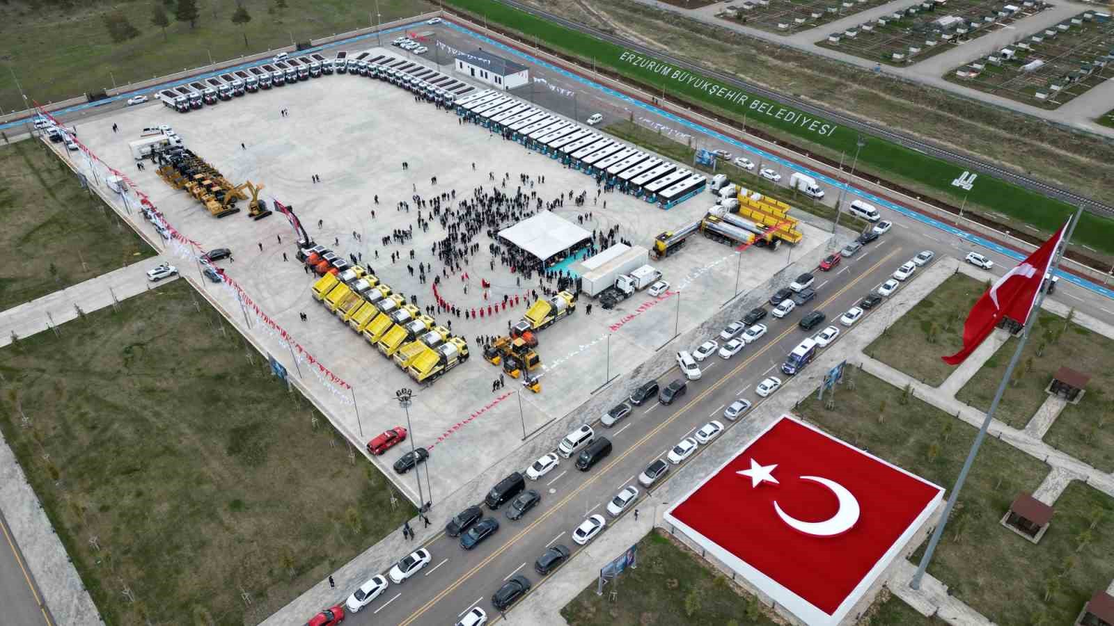 ERZURUM BÜYÜKŞEHİR BELEDİYESİ DEV BİR YATIRIMI DAHA DÜZENLEDİĞİ TÖRENLE HİZMETE