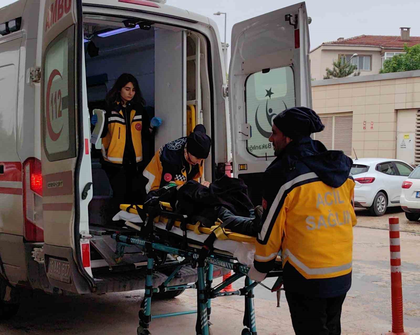 BURSA'NIN İNEGÖL İLÇESİNDE MEYDANA GELEN OLAYDA, UYDU ANTENİ MONTAJI YAPARKEN