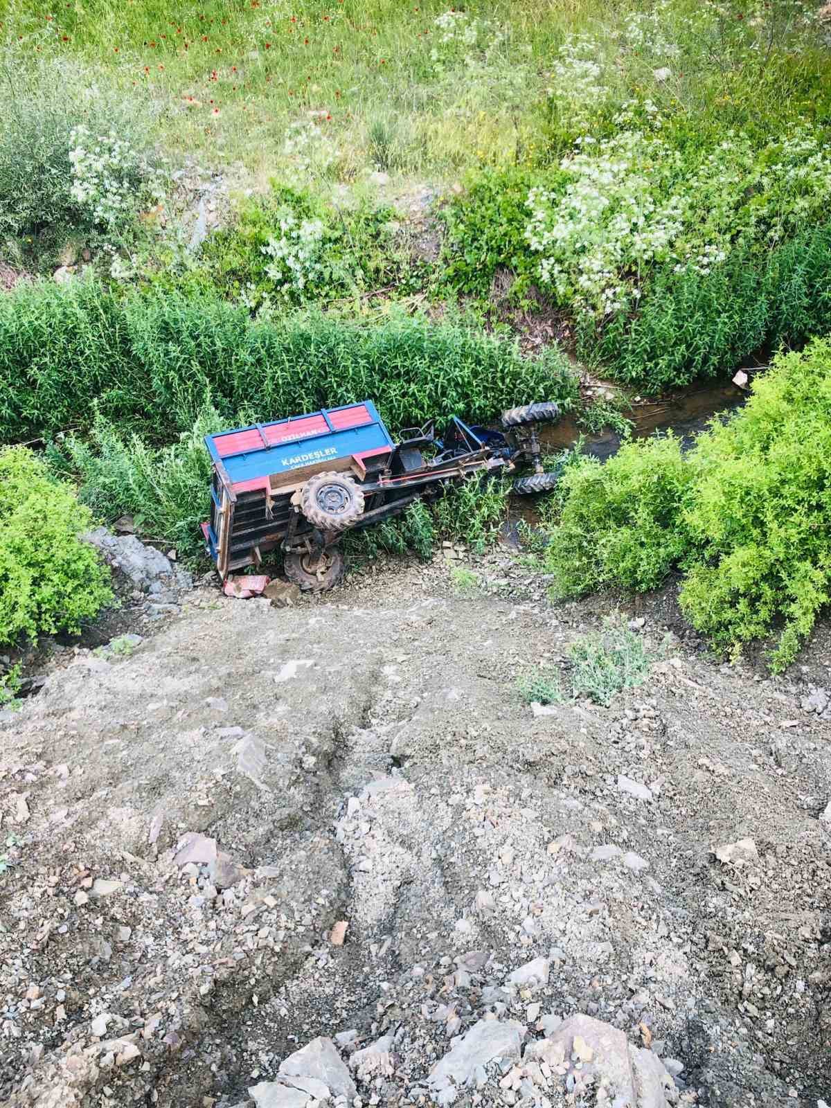 ADIYAMAN'IN GÖLBAŞI İLÇESİNDE ÇAPA MOTORUNUN DEVRİLMESİ SONUCU 1 KİŞİ AĞIR