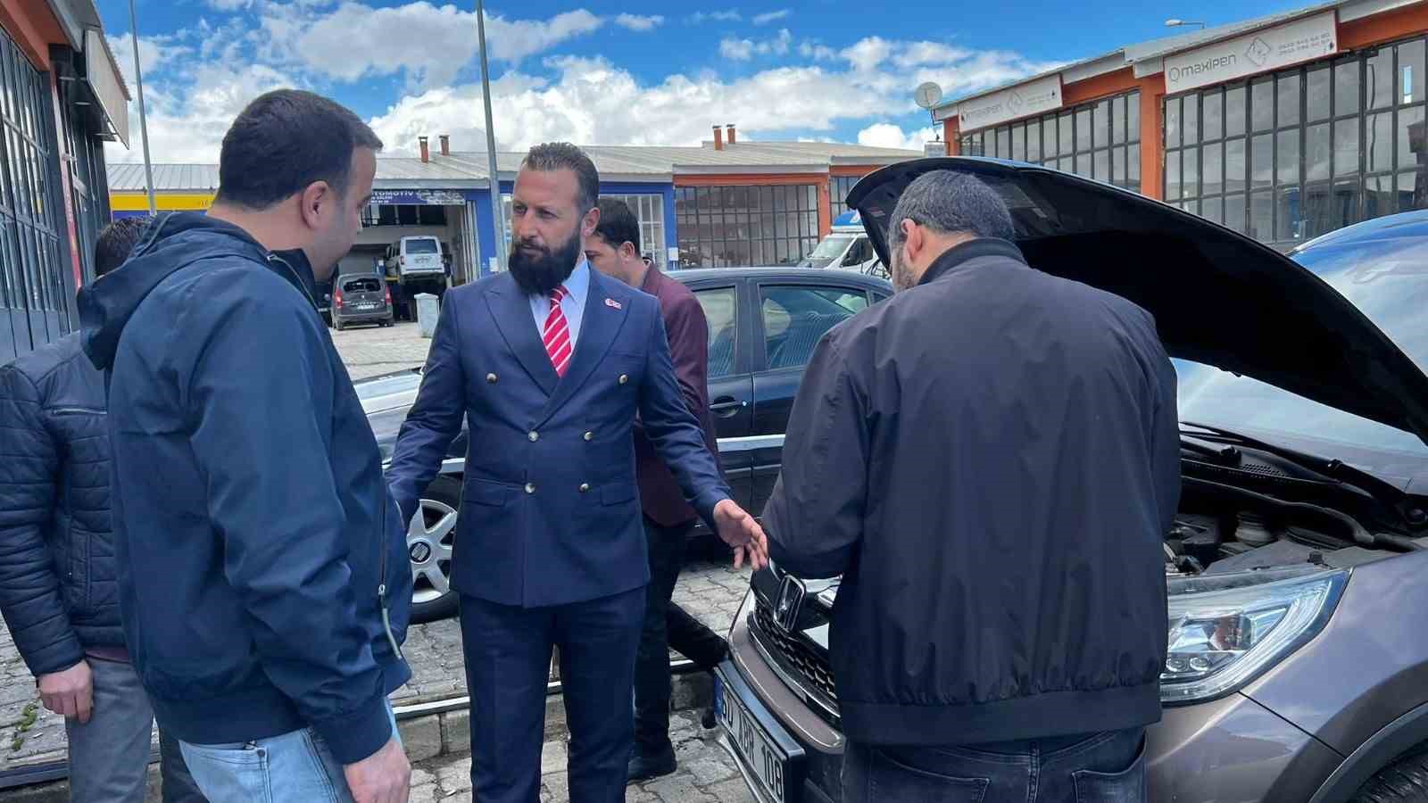 YENİDEN REFAH PARTİSİ ERZURUM MİLLETVEKİLİ ADAYI SADIK ÇAT,  İŞÇİ