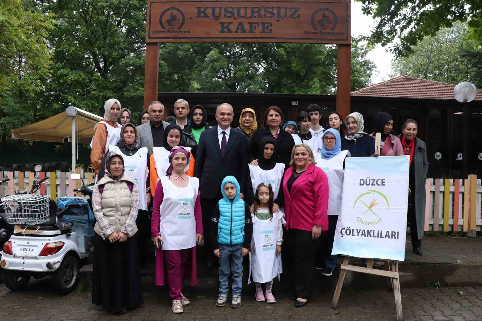 DÜZCE BELEDİYESİ, KUSURSUZ KAFE BÜNYESİNDE KURDUĞU GLUTENSİZ MUTFAK İLE ÇÖLYAK