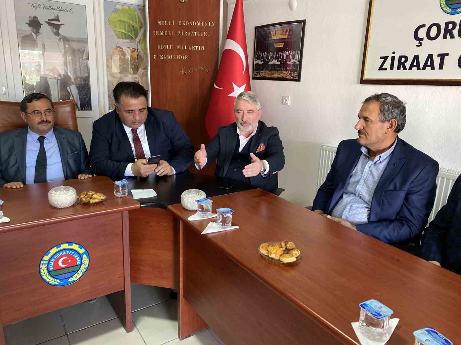 AK PARTİ ÇORUM MİLLETVEKİLİ OĞUZHAN KAYA, ÇORUM BELEDİYE BAŞKANI DR.