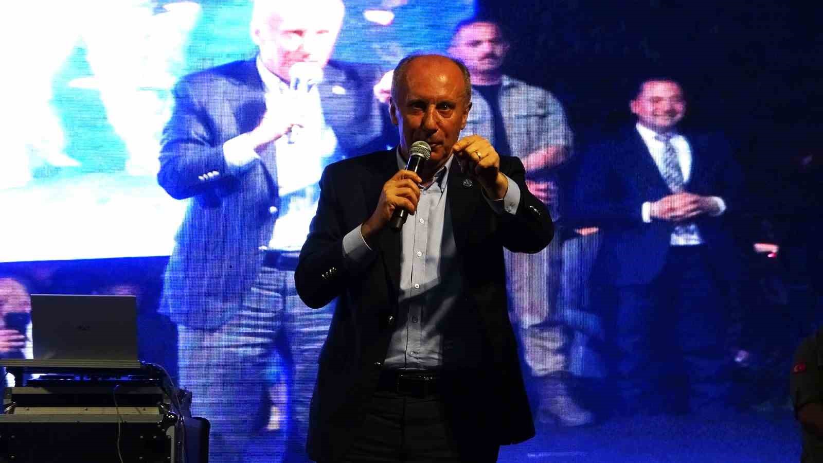 Cumhurbaşkanı adayı İnce: “Uğraştıkları şeye bak, Muharrem İnce çekil” CUMHURBAŞKANI ADAYI VE MEMLEKET PARTİSİ GENEL BAŞKANI MUHARREM İNCE, DENİZLİ