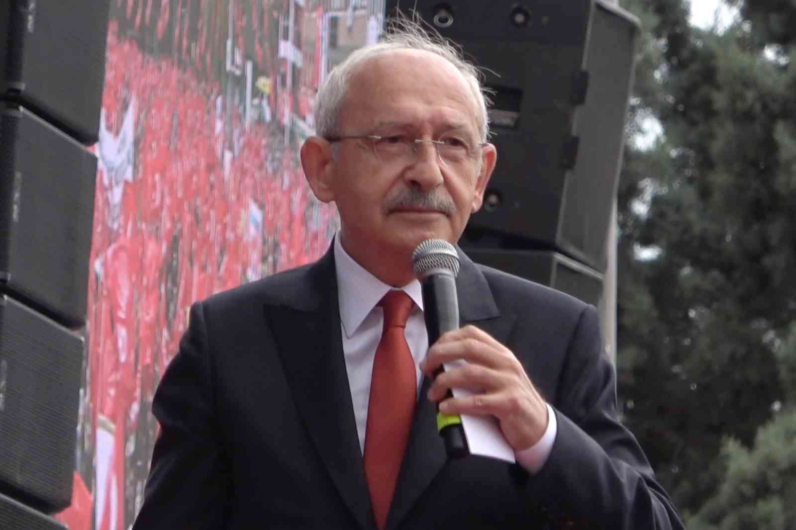 KIRIKKALE’DE DÜZENLENEN MİTİNGDE KONUŞAN CUMHURBAŞKANI ADAYI VE CHP GENEL BAŞKANI