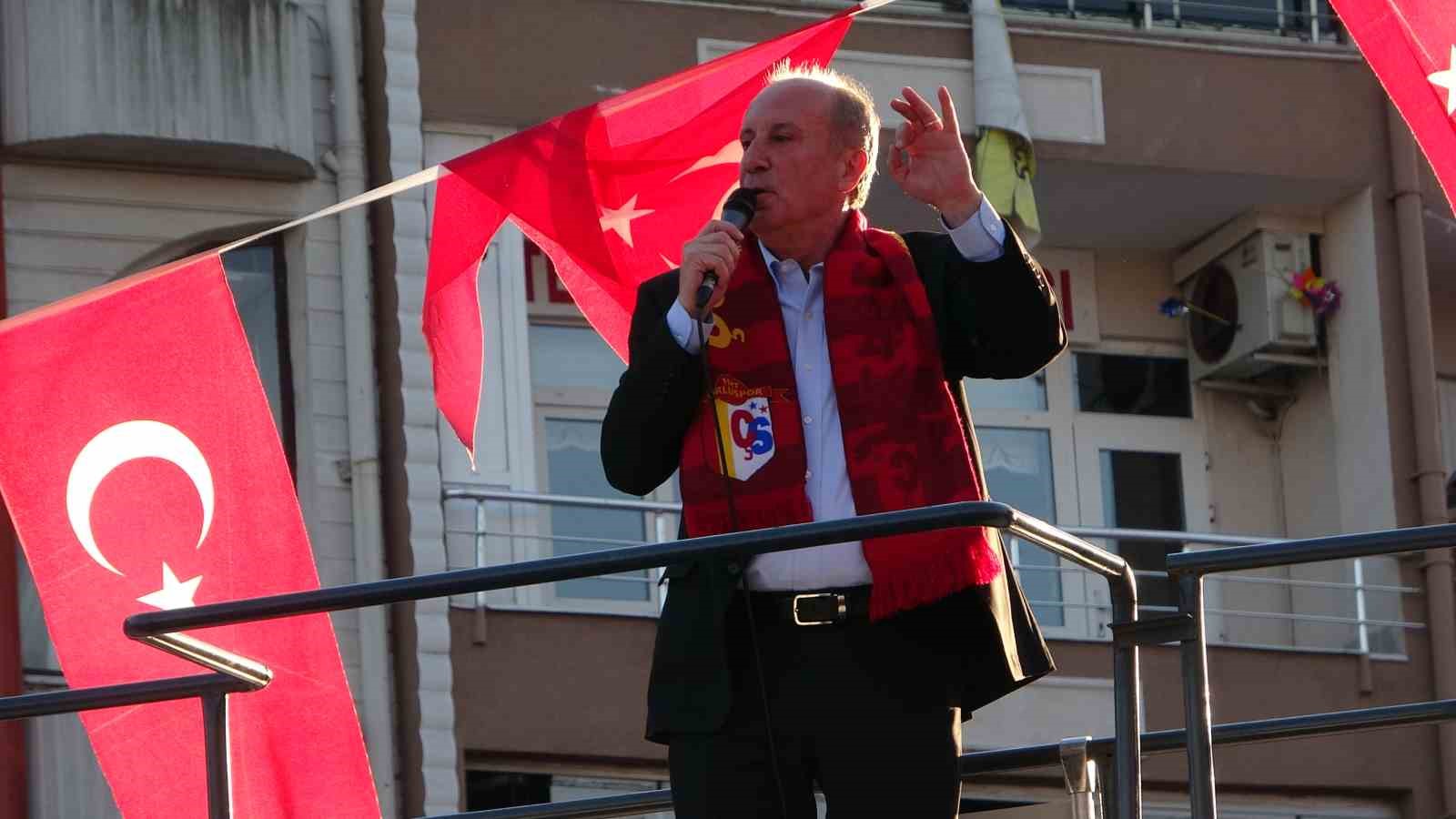 MEMLEKET PARTİSİ GENEL BAŞKANI VE CUMHURBAŞKANI ADAYI MUHARREM İNCE PARTİSİNİN