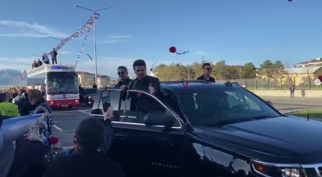 CUMHURBAŞKANI RECEP TAYYİP ERDOĞAN,  MİTİNG PROGRAMI İÇİN GELDİĞİ ERZURUM’DA