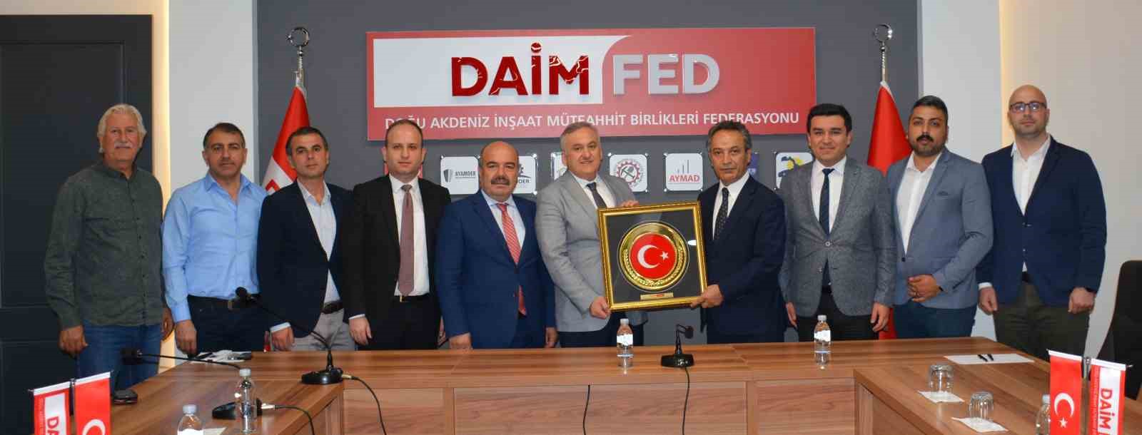 İÇİŞLERİ BAKANLIĞI SİVİL TOPLUMLA İLİŞKİLER GENEL MÜDÜRÜ AHMET TÜRKÖZ BERABERİNDEKİ