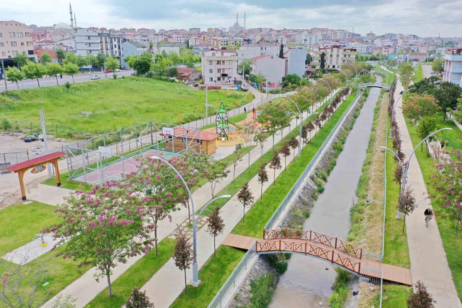 DARICA NENE HATUN DERESİ’Nİ ISLAH EDEN BÜYÜKŞEHİR, BÖLGEYİ SOSYAL DONATILARININ