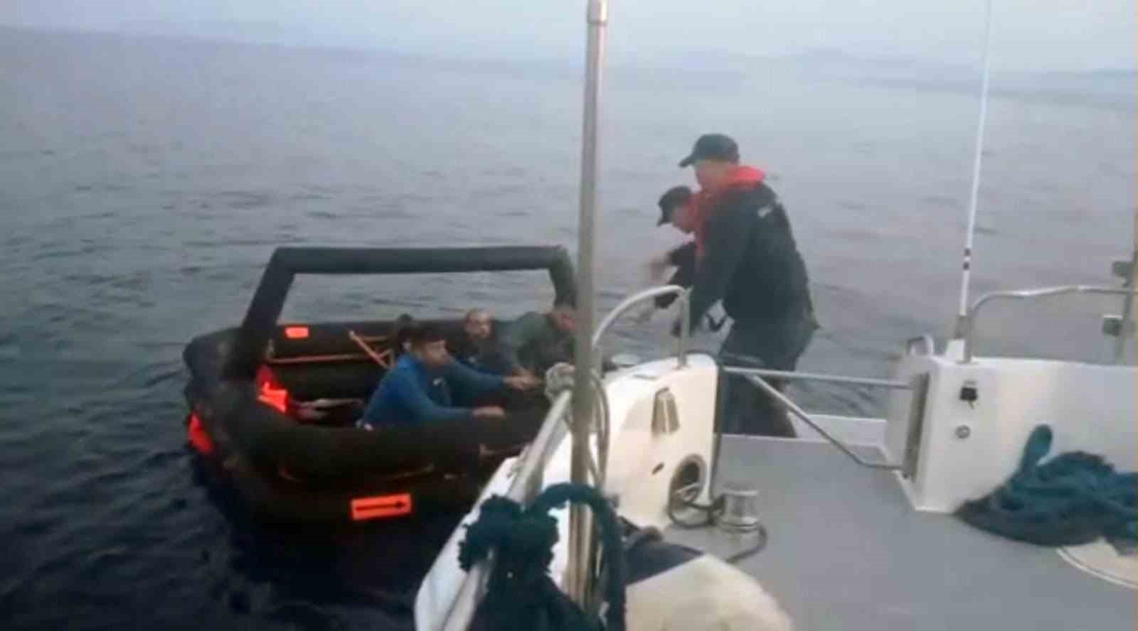 MUĞLA’NIN DATÇA İLÇESİ AÇIKLARINDA YUNANİSTAN SAHİL GÜVENLİK UNSURLARI TARAFINDAN TÜRK