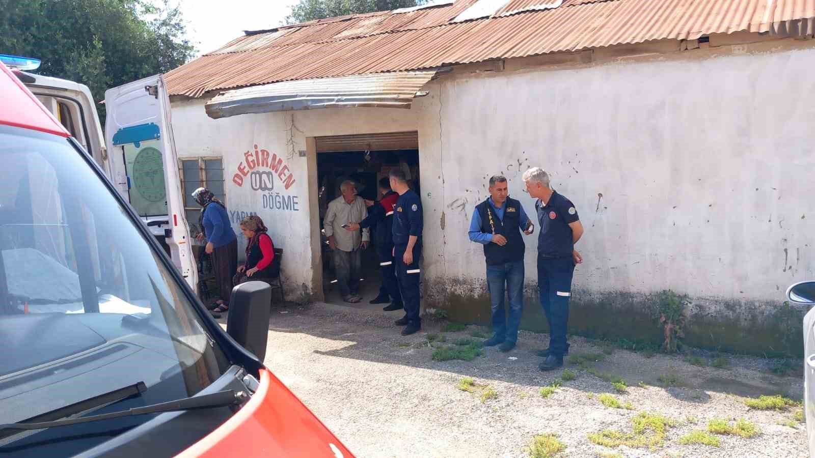 ADANA'NIN KOZAN İLÇESİNDE DEĞİRMEN TAŞINA SIKIŞAN KADIN FECİ ŞEKİLDE HAYATINI