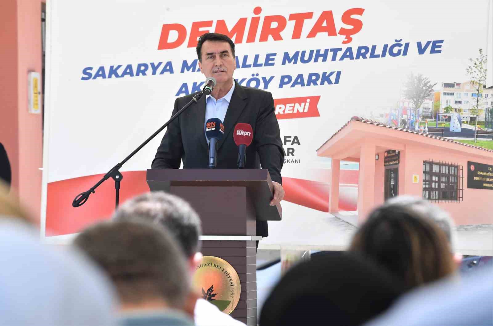 OSMANGAZİ BELEDİYESİ, BURSA’NIN GELİŞİM BÖLGELERİNDEN DEMİRTAŞ SAKARYA MAHALLESİ’NE YENİ MUHTARLIK
