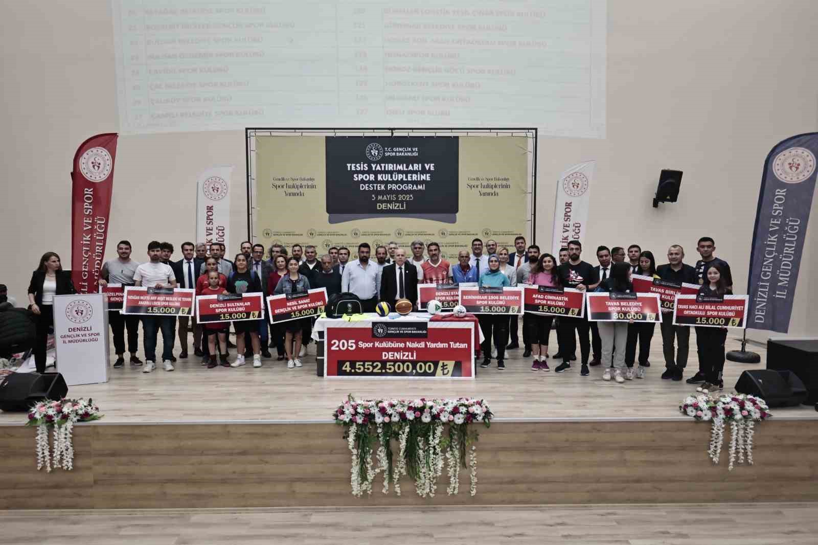 GENÇLİK VE SPOR BAKANLIĞI TARAFINDAN TÜRKİYE'DE EŞZAMANLI OLARAK SPOR KULÜPLERİNE