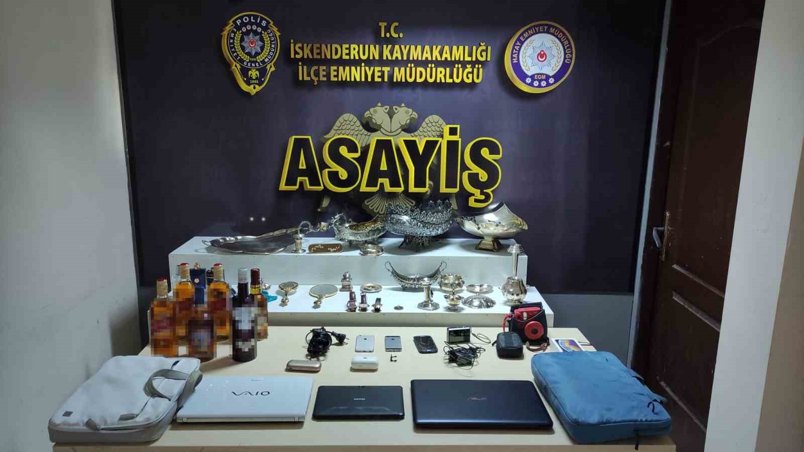 ÇALINAN EŞYALAR