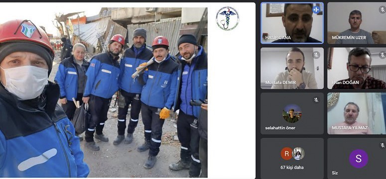 SUBÜ GENÇ SAĞLIKÇILAR TOPLULUĞU TARAFINDAN ASRIN FELAKETİ OLAN DEPREM BÖLGESİNDE
