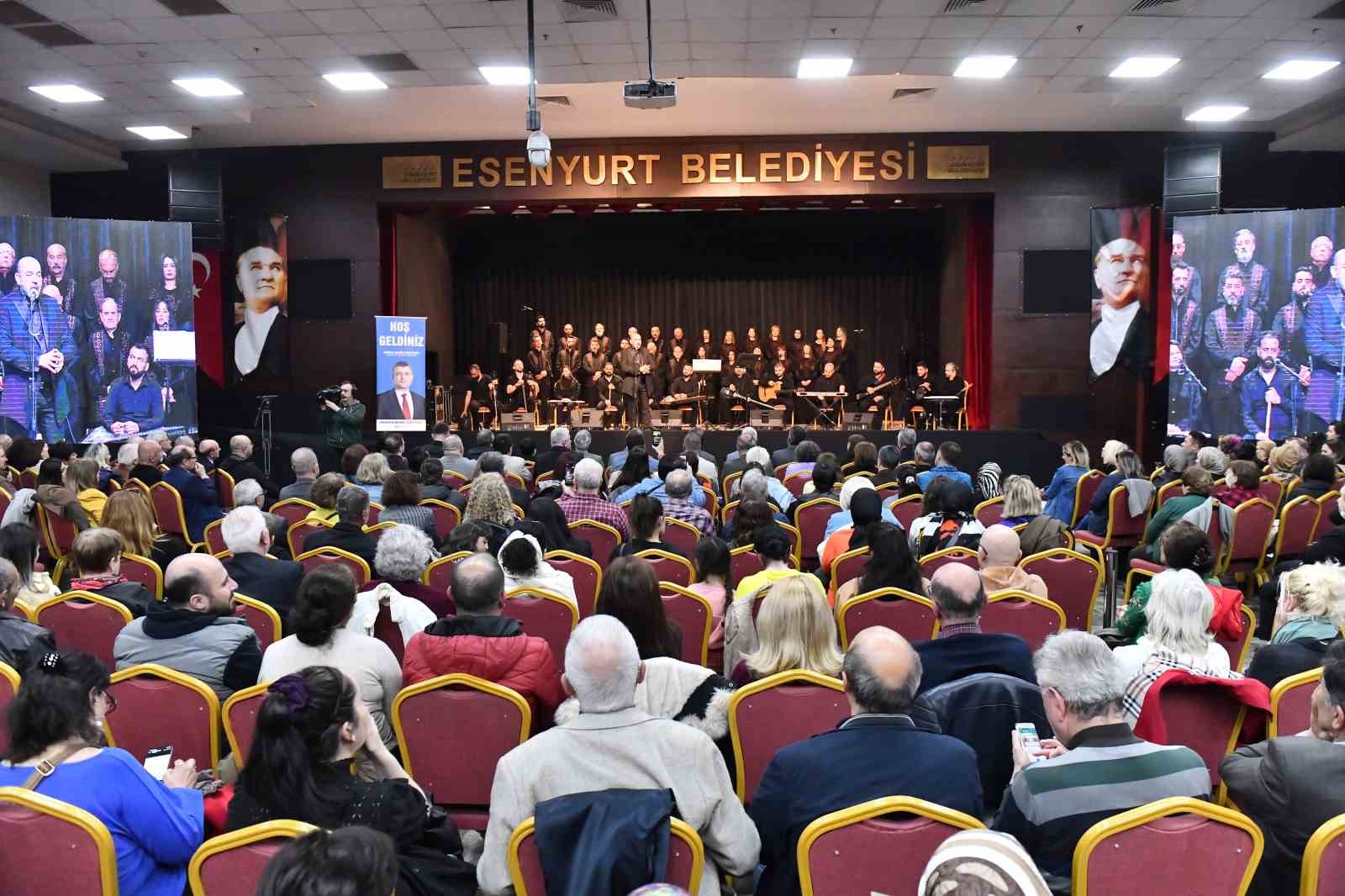 ANTAKYA MEDENİYETLER KOROSU, KAHRAMANMARAŞ MERKEZLİ DEPREMLERDE HAYATINI KAYBEDENLER ANISINA ESENYURT’TA