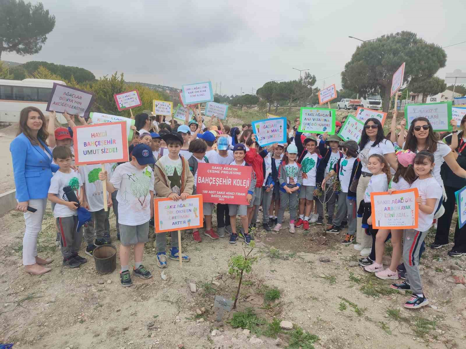 BAHÇEŞEHİR KOLEJİ, ÇEŞMEKÖY TARIMSAL KALKINMA KOOPERATİFİ’NİN “SAKIZ AĞACIM ANAVATANINA GERİ