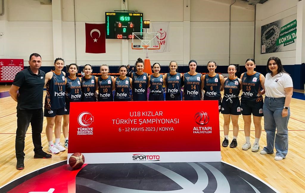 KONYA’DA YAPILAN U18 KADIN BASKETBOL TÜRKİYE ŞAMPİYONASINDA DÜZCE’Yİ TEMSİL EDEN