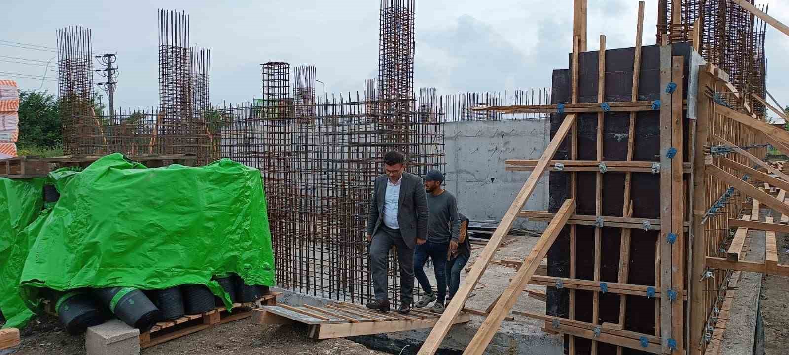 DÜZCE’NİN ÇİLİMLİ İLÇESİ SINIRLARINDA YAPIMINA BAŞLANILAN KAPALI YARI OLİMPİK YÜZME