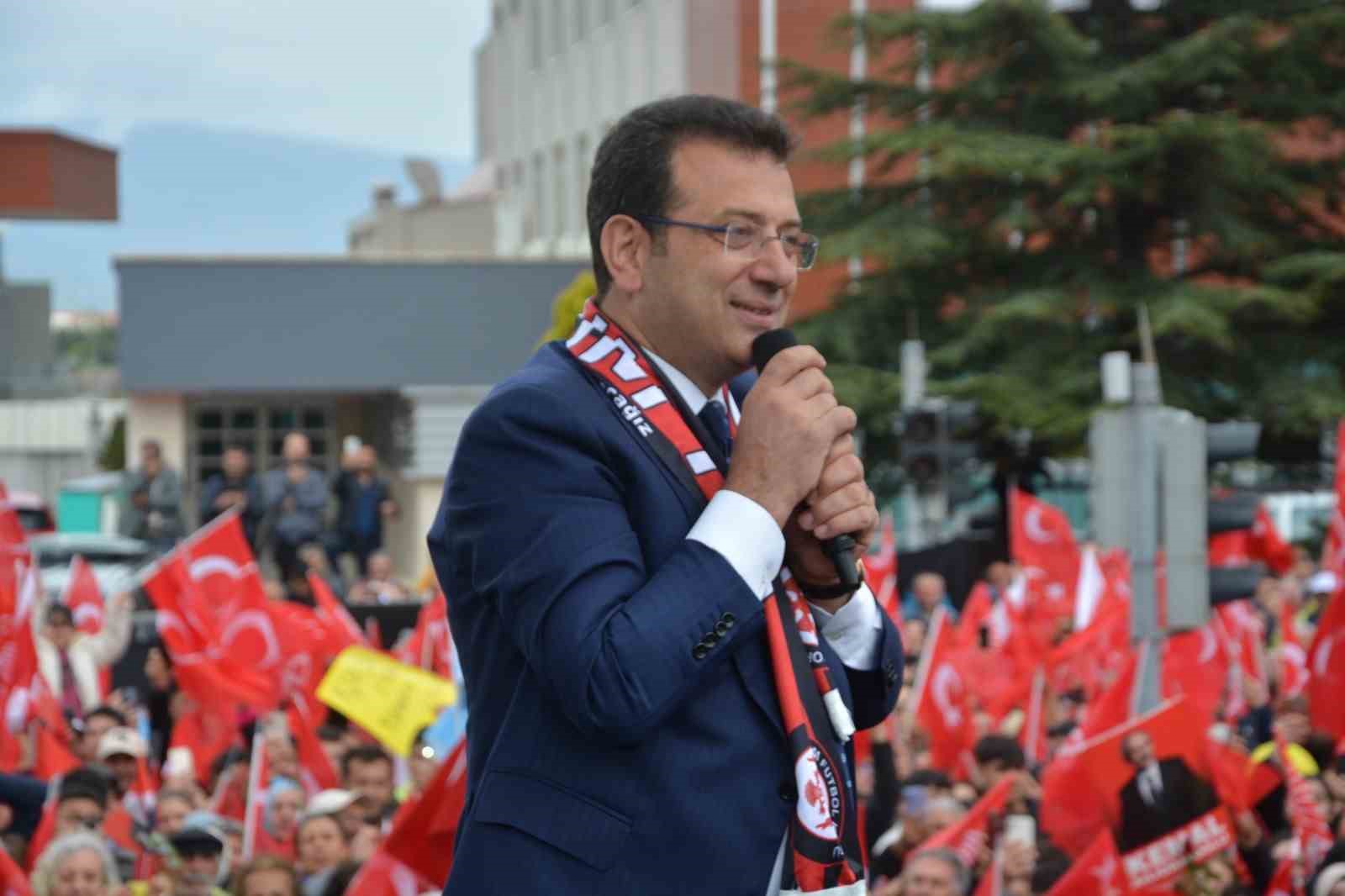 İSTANBUL BÜYÜKŞEHİR BELEDİYE BAŞKANI VE CUMHURBAŞKANI YARDIMCISI ADAYI EKREM İMAMOĞLU,