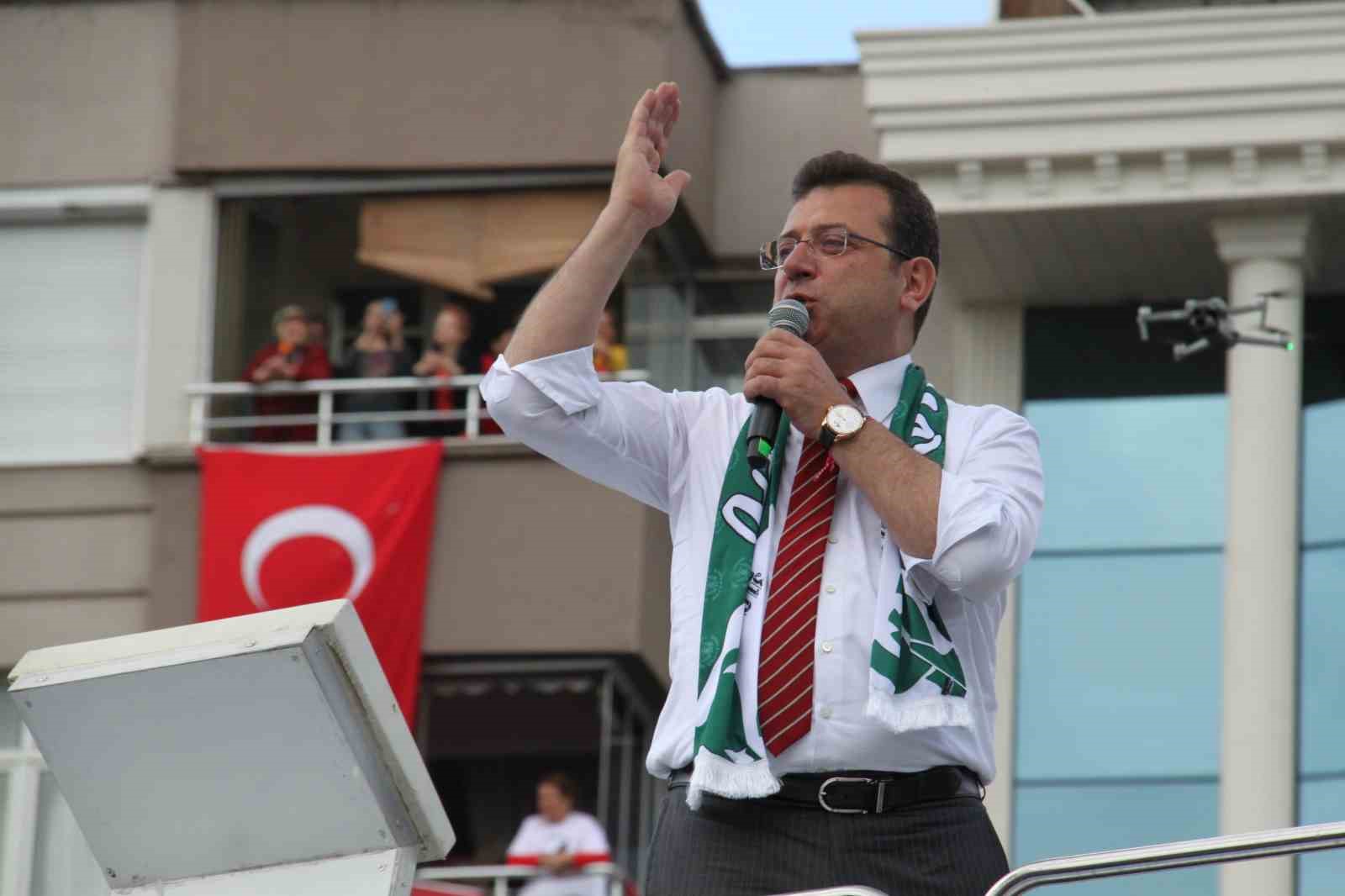 İSTANBUL BÜYÜKŞEHİR BELEDİYE BAŞKANI VE CUMHURBAŞKANI YARDIMCISI ADAYI EKREM İMAMOĞLU,