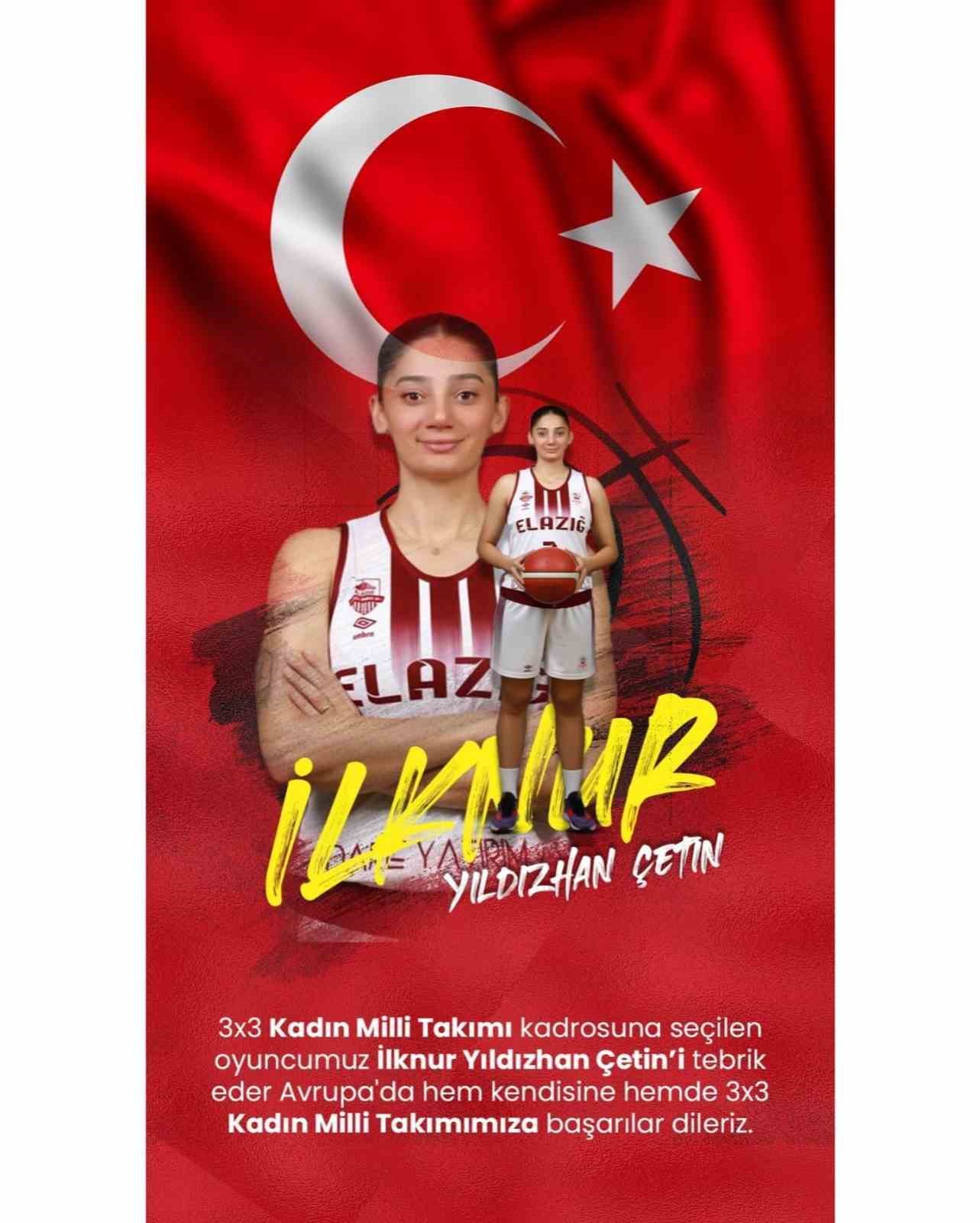 ELAZIĞ İL ÖZEL İDARE BASKETBOL TAKIMI KAPTANI İLKNUR YILDIZHAN ÇETİN,