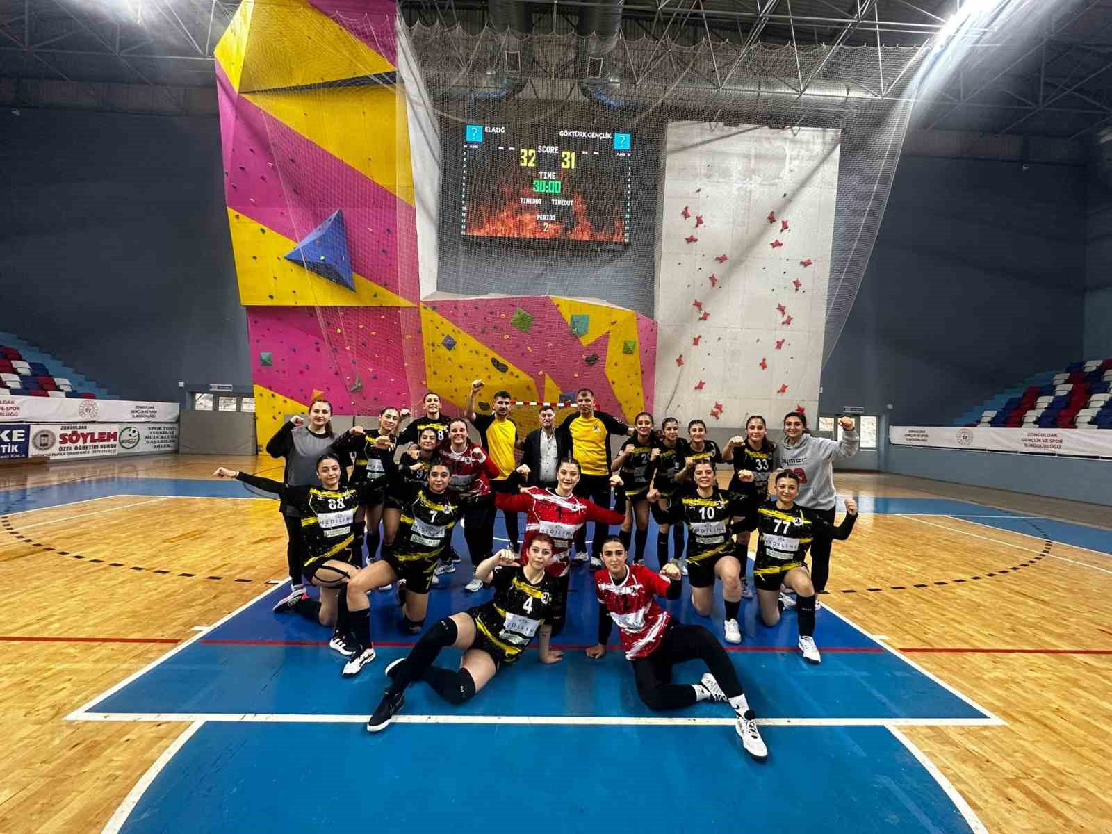 ELAZIĞ SYSK, PLAY-OFF GRUBU İLK MAÇINDA İSTANBUL GÖKTÜRK'Ü 32-31 YENDİ