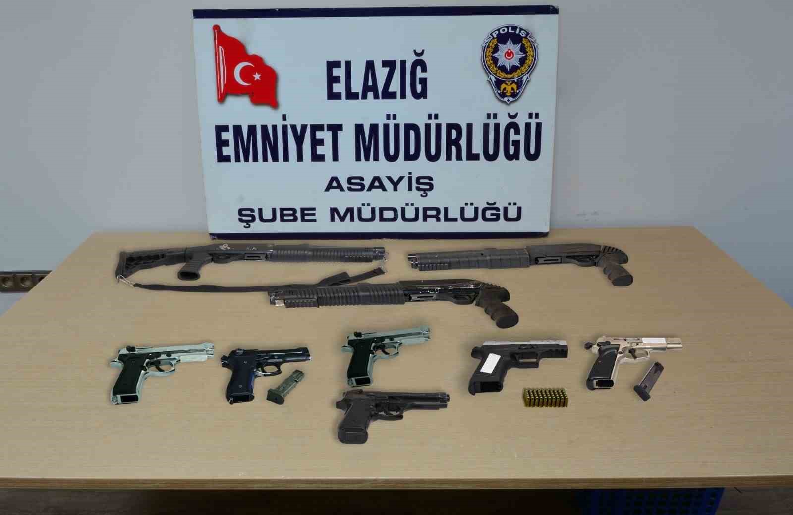 ELAZIĞ’DA SON BİR HAFTA İÇERİSİNDE GERÇEKLEŞTİRİLEN ASAYİŞ VE ŞOK UYGULAMALARINDA