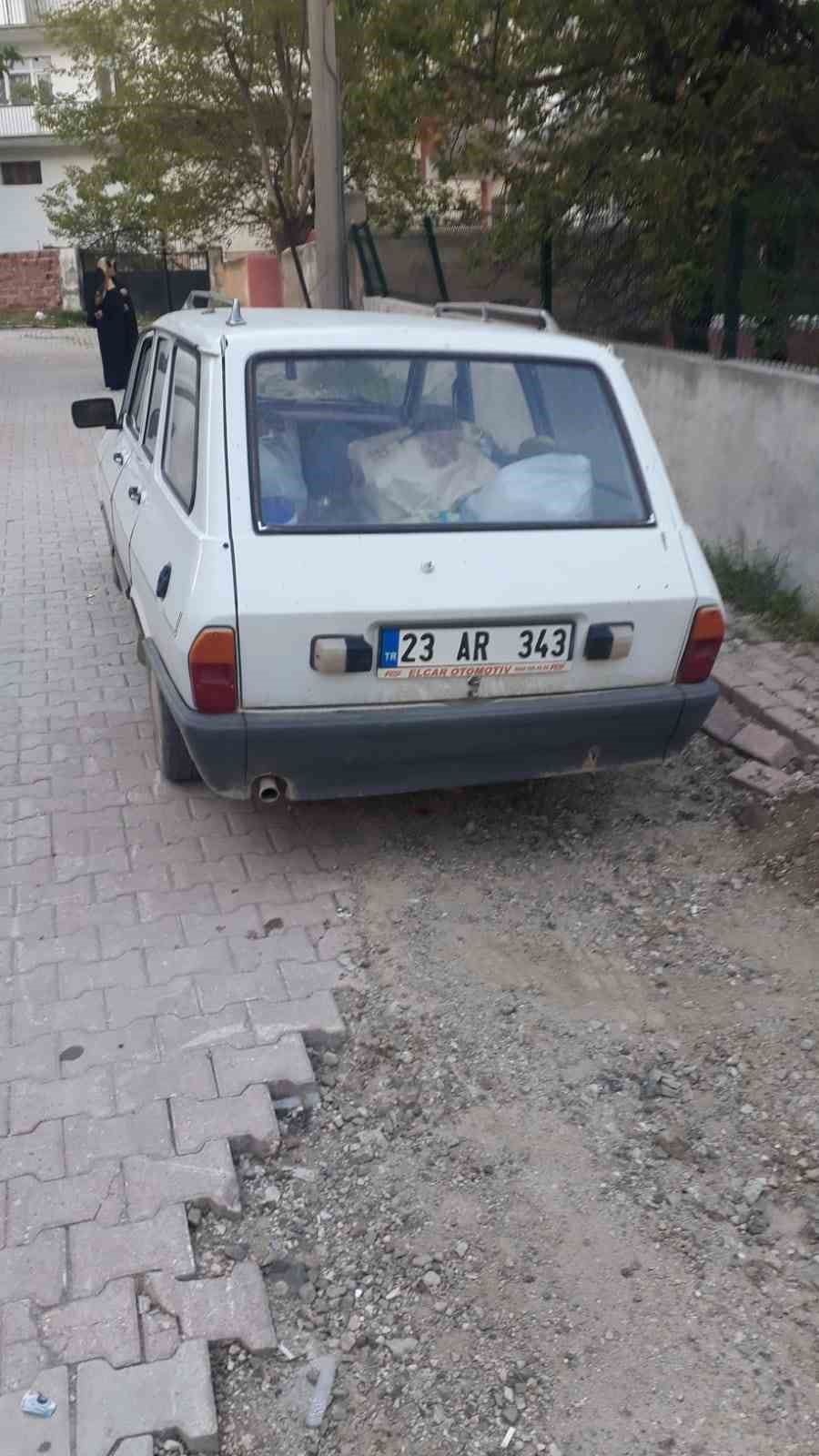 ELAZIĞ’DA ZANLI VEYA ZANLILAR TARAFINDAN ÇALINAN OTOMOBİL, POLİS EKİPLERİ TARAFINDAN