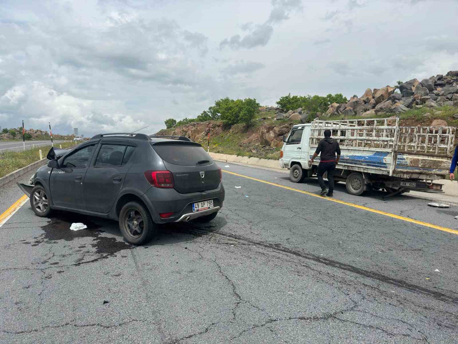 ELAZIĞ'DA, İKİ ARACIN ÇARPIŞMASI SONUCU MEYDANA GELEN TRAFİK KAZASINDA 1
