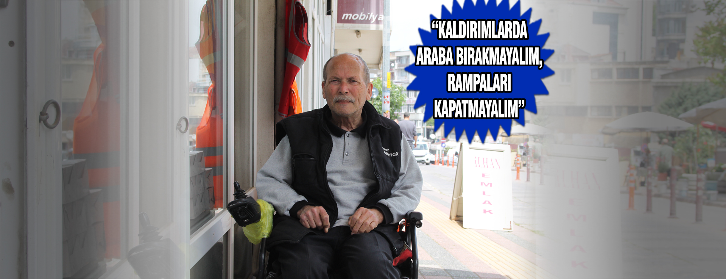 Bandırma’da özel gereksinimli vatandaşlar, araçların kaldırıma bırakılması ve bazı yolların