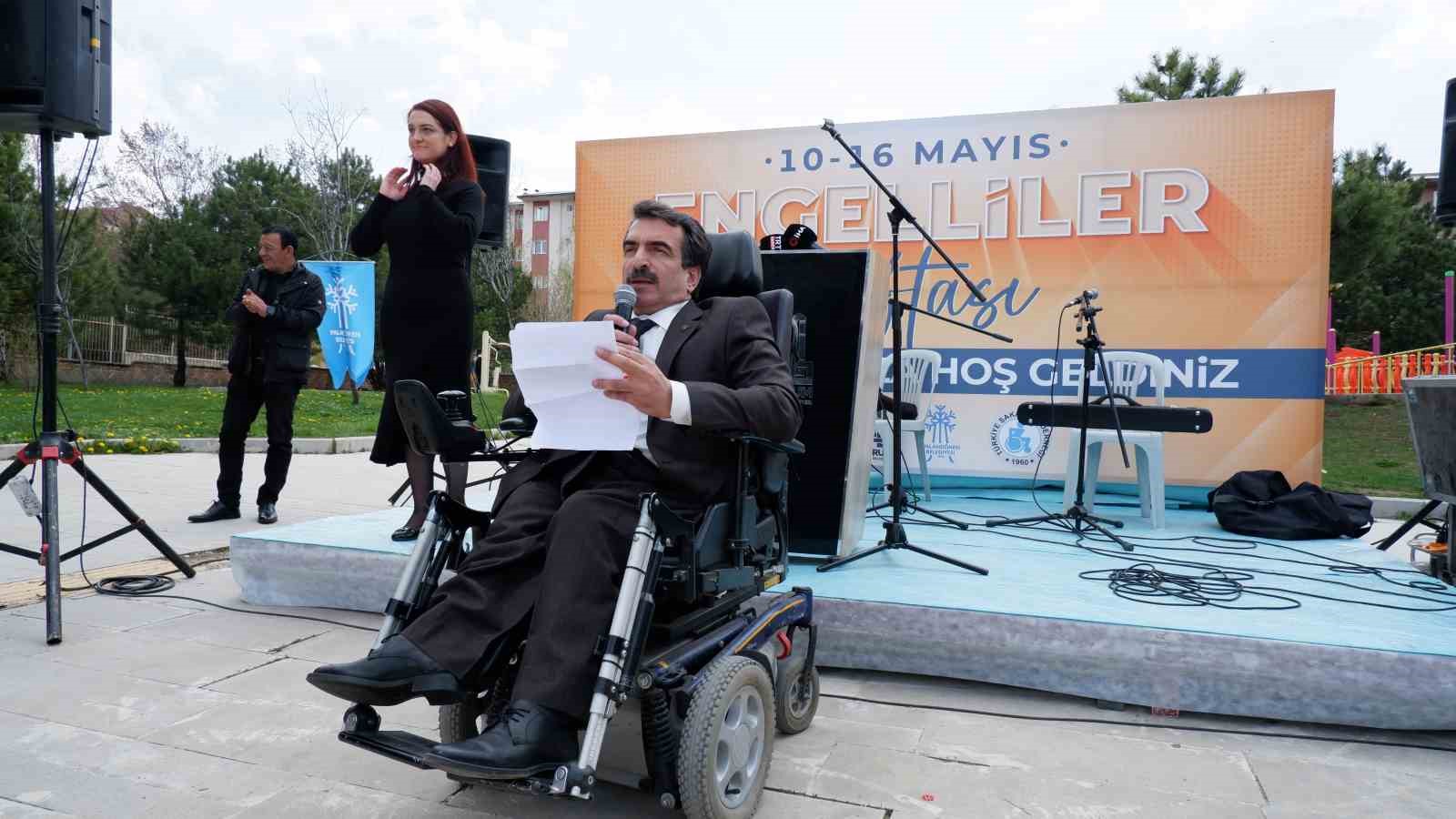 TÜRKİYE SAKATLAR DERNEĞİ ERZURUM ŞUBESİ BAŞKANI SADULLAH EFE