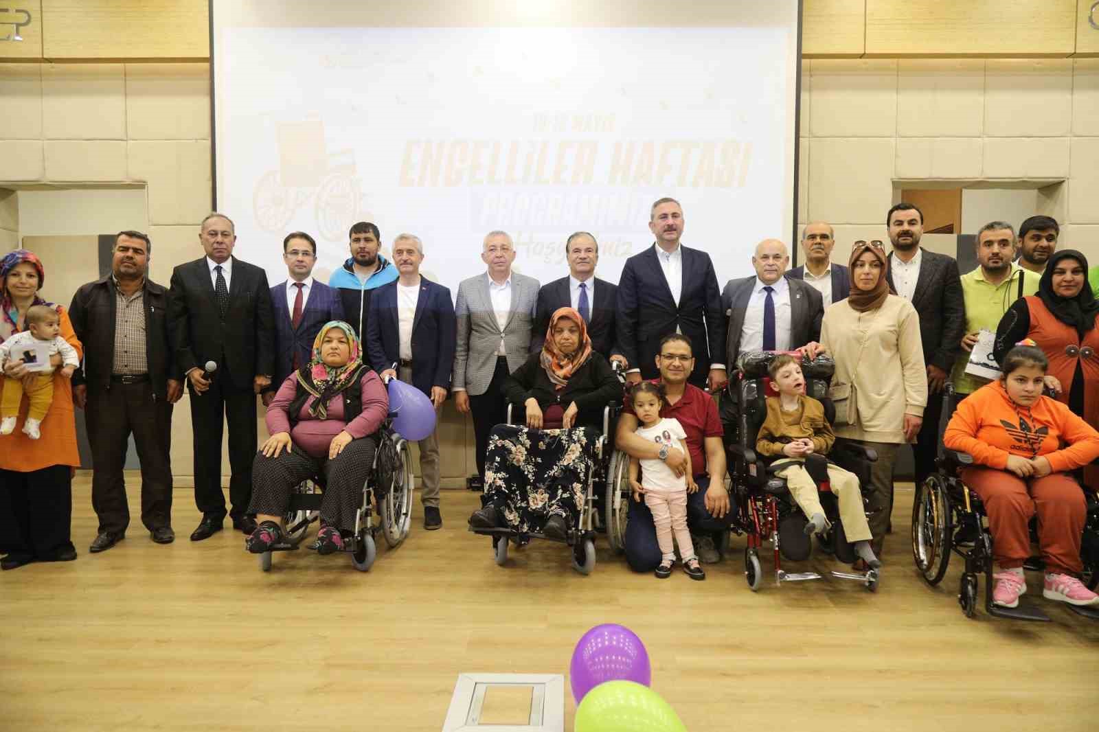 GAZİANTEP BÜYÜKŞEHİR BELEDİYESİ, ENGELLİLERİN HAYAT STANDARDINI YÜKSELTMEK VE FARKINDALIK OLUŞTURMAK