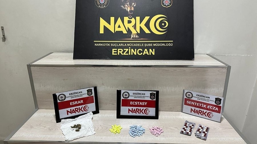 ERZİNCAN’DA, İL EMNİYET MÜDÜRLÜĞÜ NARKOTİK SUÇLARLA MÜCADELE ŞUBE MÜDÜRLÜĞÜNCE 27