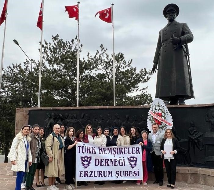 12 MAYIS DÜNYA HEMŞİRELER HAFTASI NEDENİYLE, TÜRK HEMŞİRELER DERNEĞİ ERZURUM