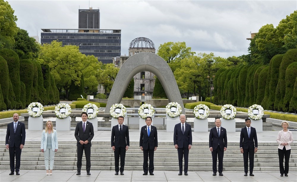 JAPONYA'NIN DÖNEM BAŞKANLIĞINDA ÜLKENİN HİROŞİMA KENTİNDE DÜZENLENEN G7 LİDERLER ZİRVESİ,