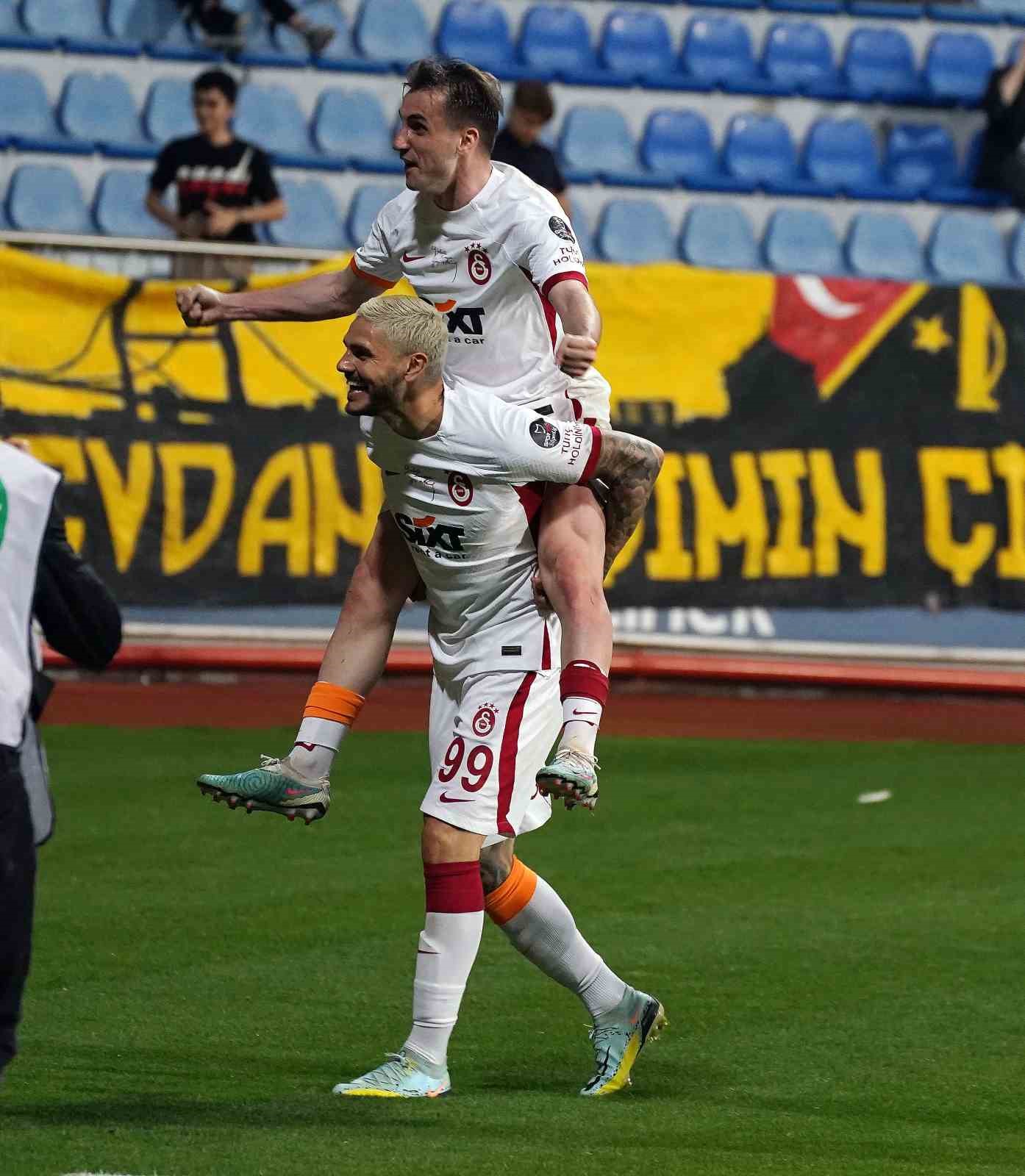 GALATASARAY, İSTANBULSPOR GALİBİYETİYLE PUANINI 76 YAPTI VE MAÇ FAZLASIYLA FENERBAHÇE