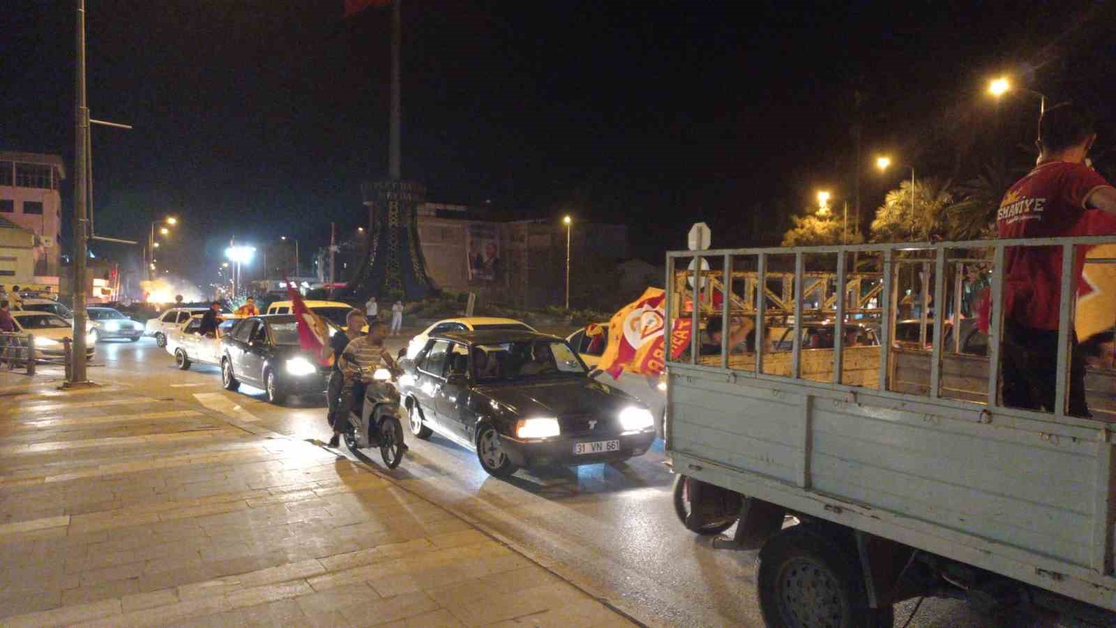 GALATASARAY'IN ŞAMPİYONLUĞU OSMANİYE’DE COŞKUYLA KUTLANDI