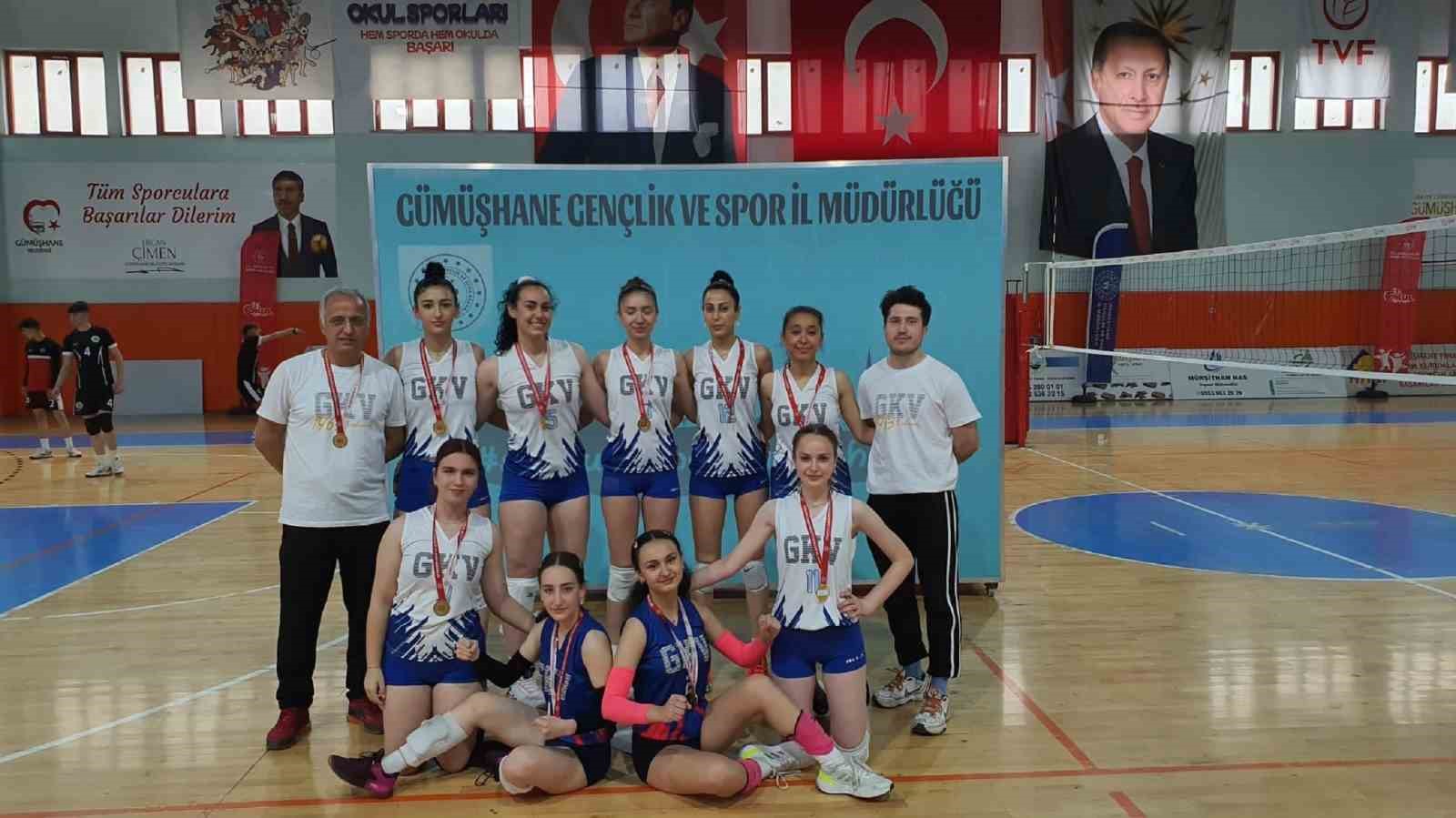 GENÇLİK VE SPOR BAKANLIĞI OKUL SPORLARI TARAFINDAN GÜMÜŞHANE’DE DÜZENLENEN GENÇ