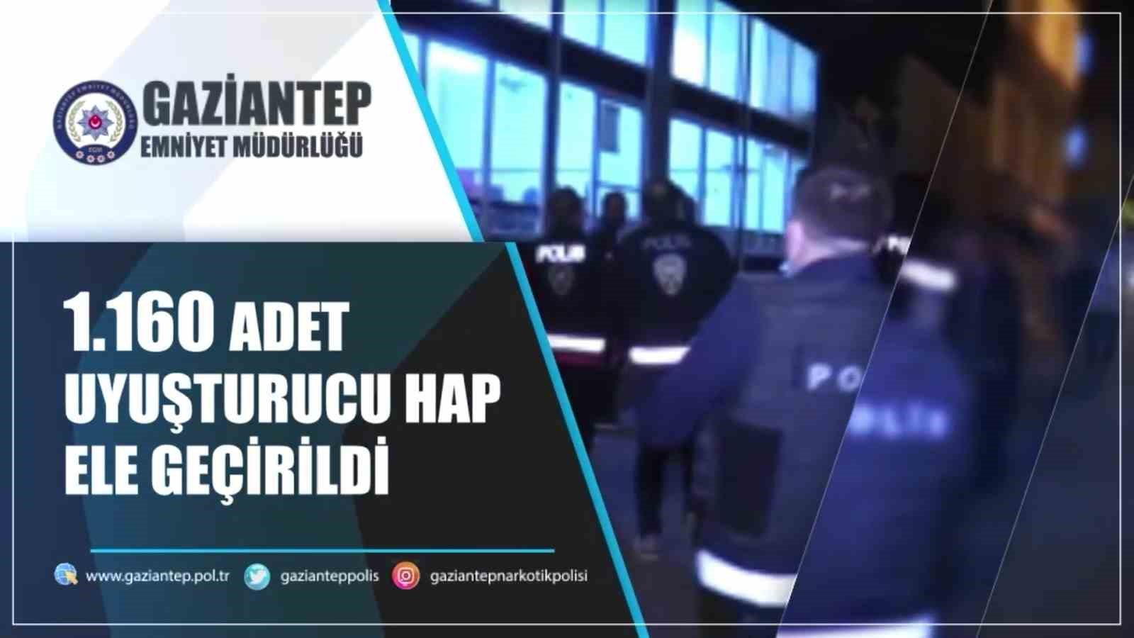 GAZİANTEP EMNİYET MÜDÜRLÜĞÜ'NE BAĞLI NARKOTİK SUÇLARLA MÜCADELE ŞUBE MÜDÜRLÜĞÜ EKİPLERİ,