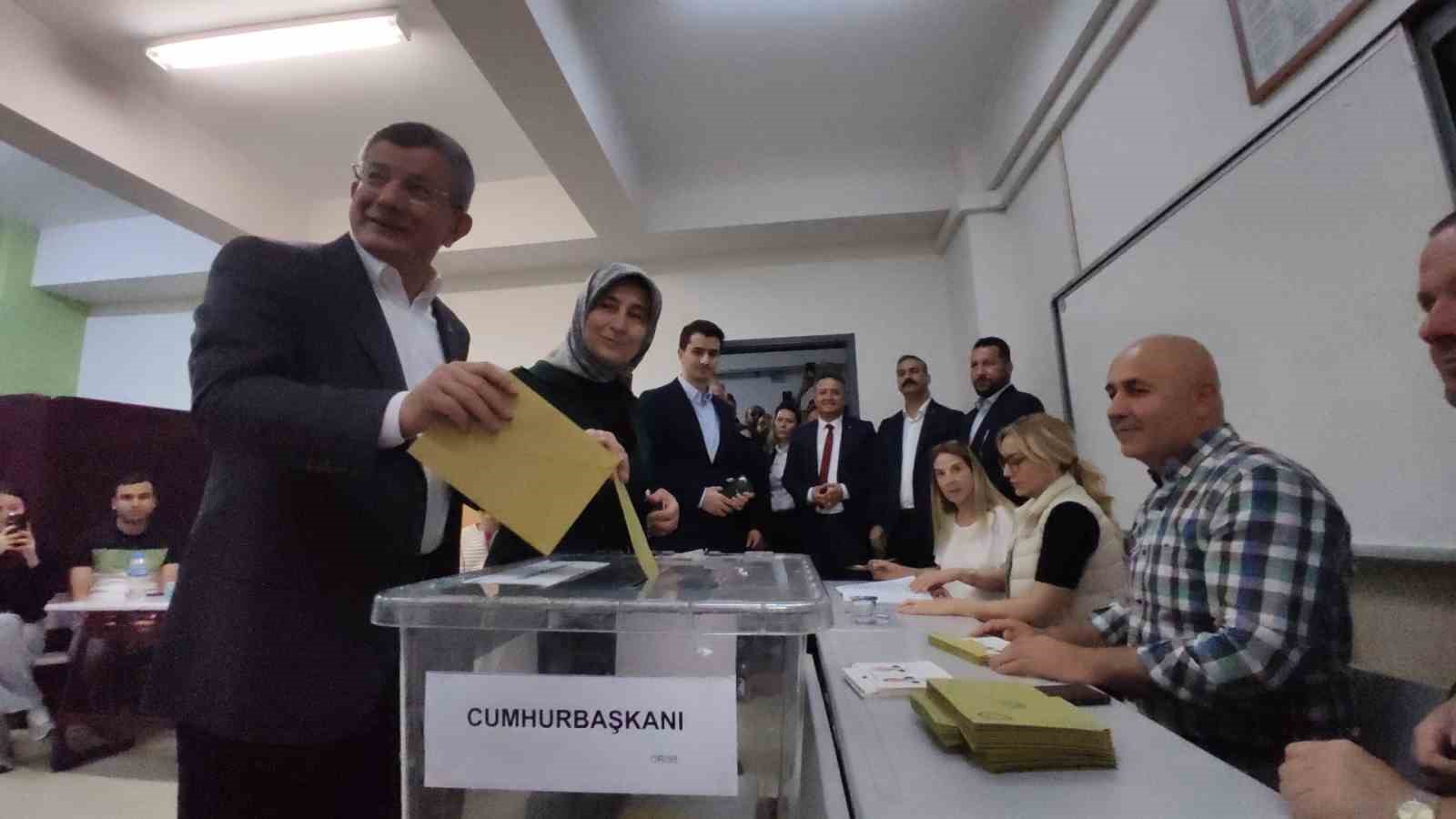 GELECEK PARTİSİ GENEL BAŞKANI AHMET DAVUTOĞLU, 13’ÜNCÜ CUMHURBAŞKANLIĞI SEÇİMİ İÇİN