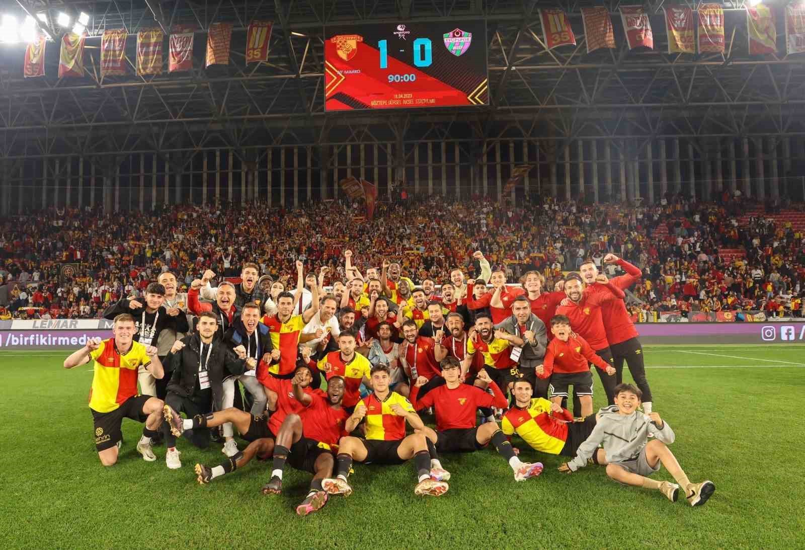 SPOR TOTO 1. LİG EKİPLERİNDEN GÖZTEPE, 37. HAFTA MÜCADELESİNDE YARIN
