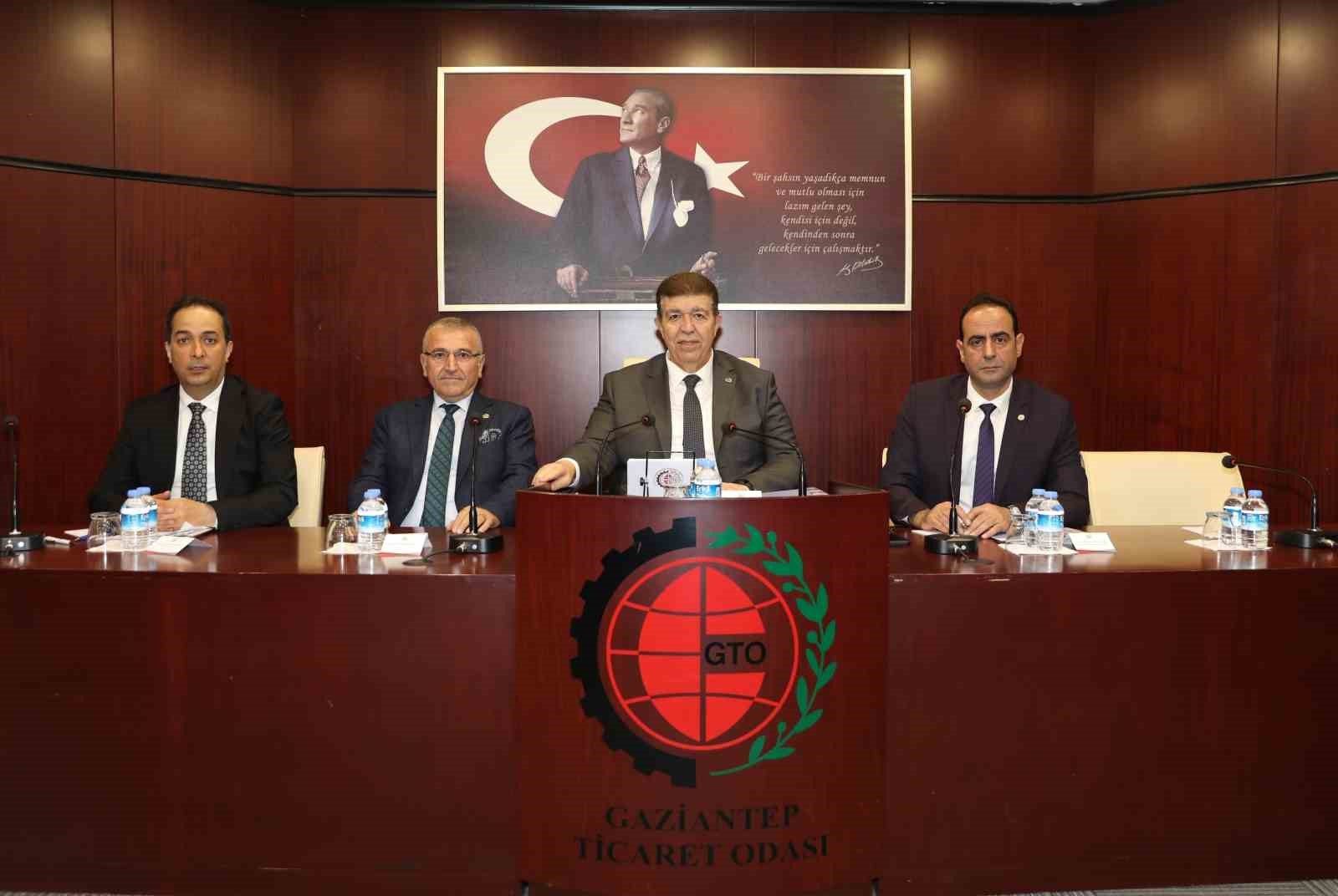 GAZİANTEP TİCARET ODASININ (GTO) MAYIS AYI OLAĞAN MECLİS TOPLANTISI MECLİS