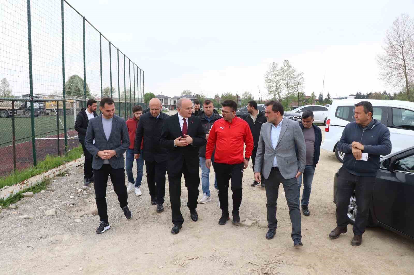 DÜZCE BELEDİYESİ TARAFINDAN 140 DÖNÜM ALAN ÜZERİNE KURULAN GÜNEY SPOR