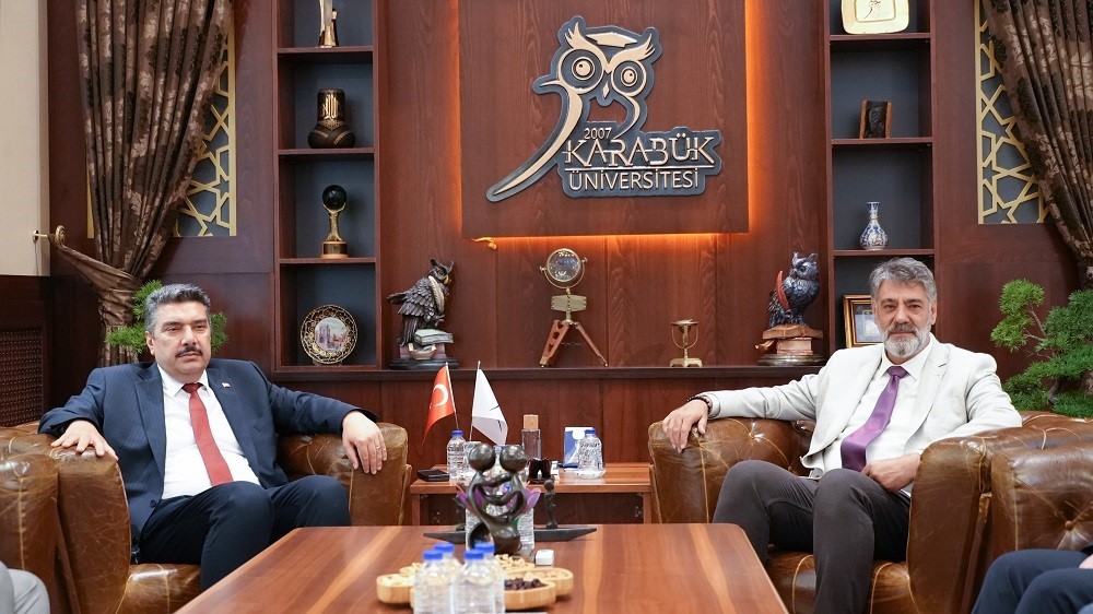 KARABÜK ÜNİVERSİTESİ REKTÖRÜ PROF. DR. REFİK POLAT, HAVELSAN GENEL MÜDÜRÜ