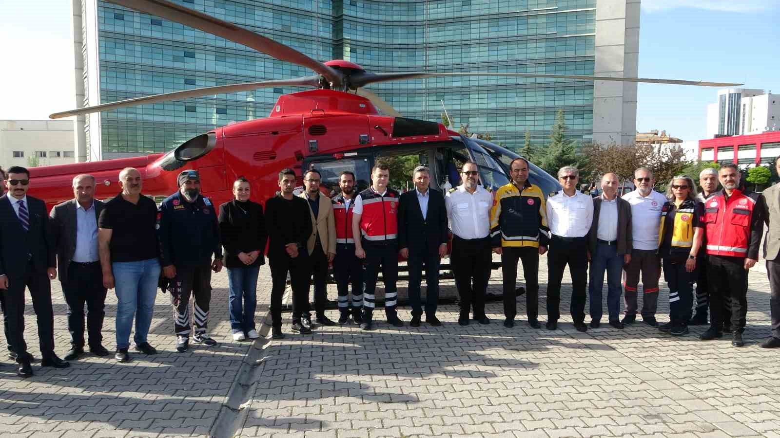 HELİKOPTER AMBULANS MALATYA’DA HİZMETE BAŞLADI
