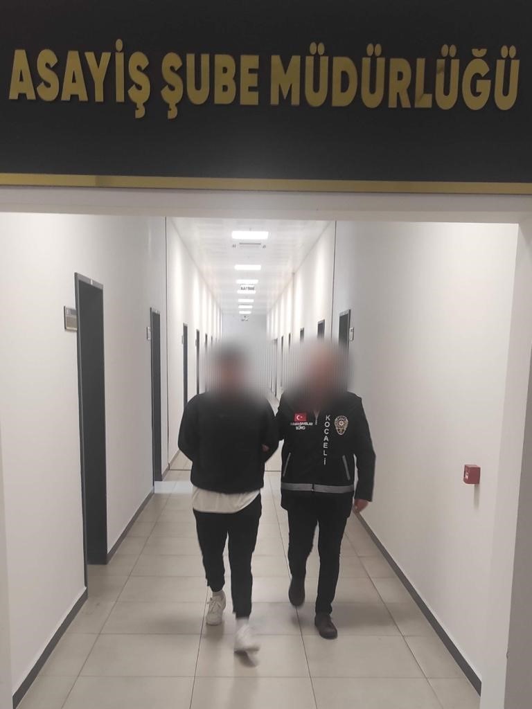 KOCAELİ İL EMNİYET MÜDÜRLÜĞÜ EKİPLERİ, HIRSIZLIK SUÇUNDAN 13 YIL 5