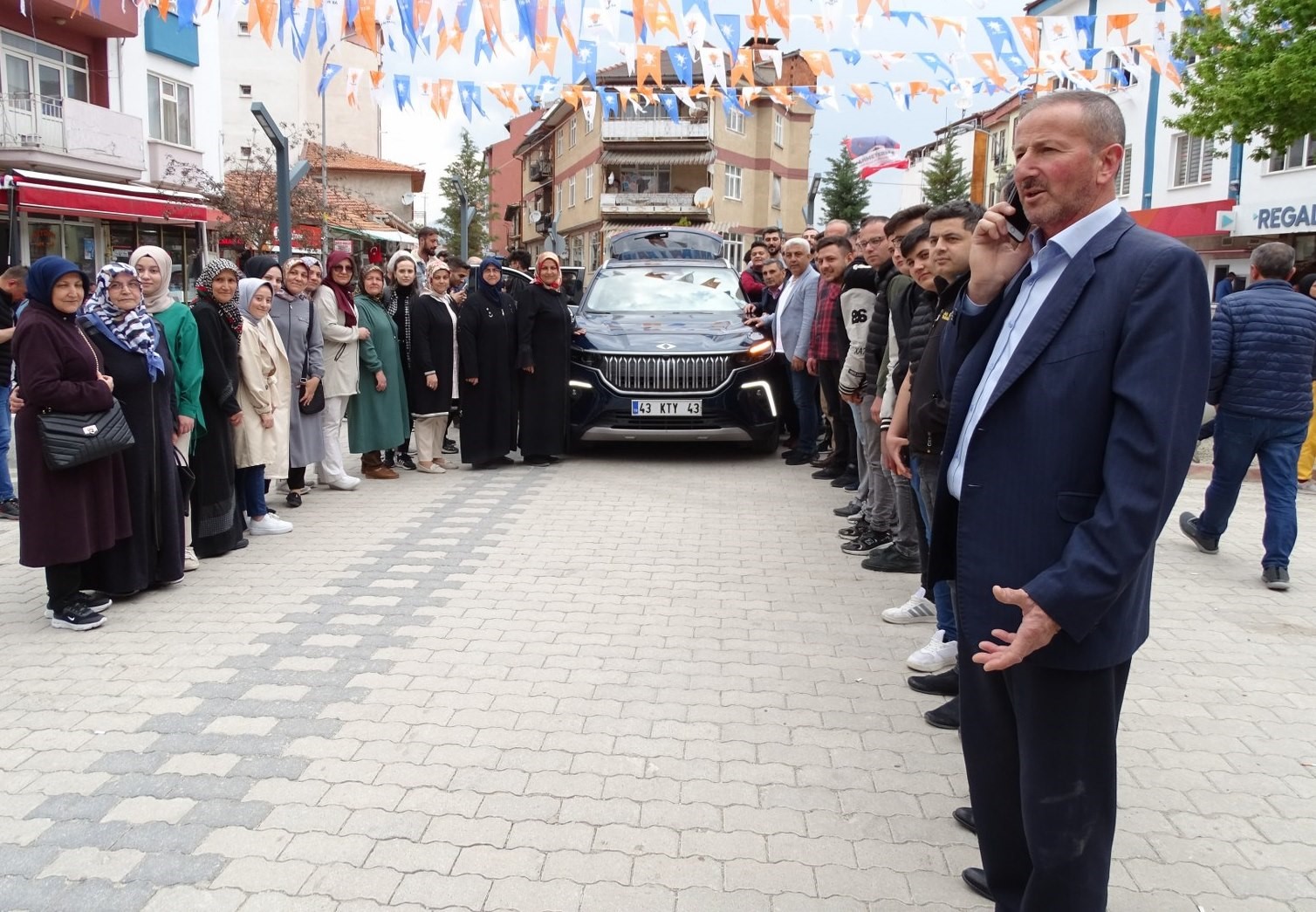 HİSARCIK’TA TOGG'A YOĞUN İLGİ