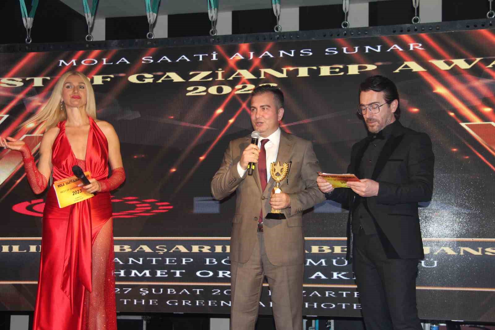 GAZİANTEP’TE 2.’Sİ DÜZENLENEN “BEST OF GAZİANTEP AWARDS" ÖDÜLLERİ SAHİPLERİNİ BULDU.