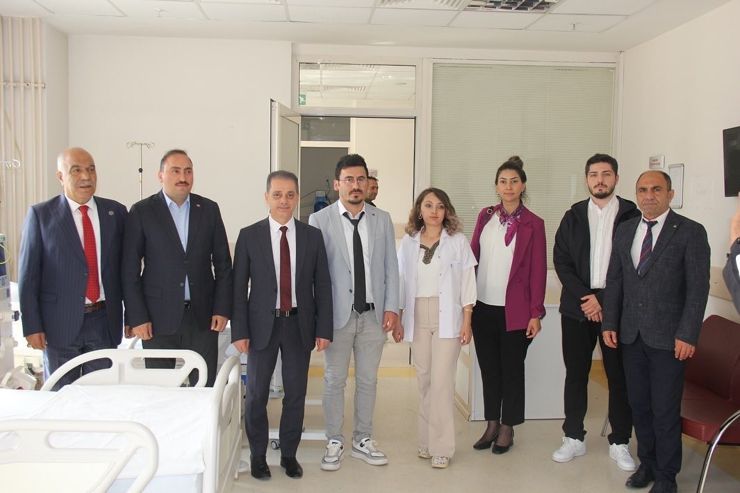 ERZİNCAN İL SAĞLIK MÜDÜRÜ DR. CİHAN TEKİN, KAYMAKAM CÜNEYT DEMİRKOL