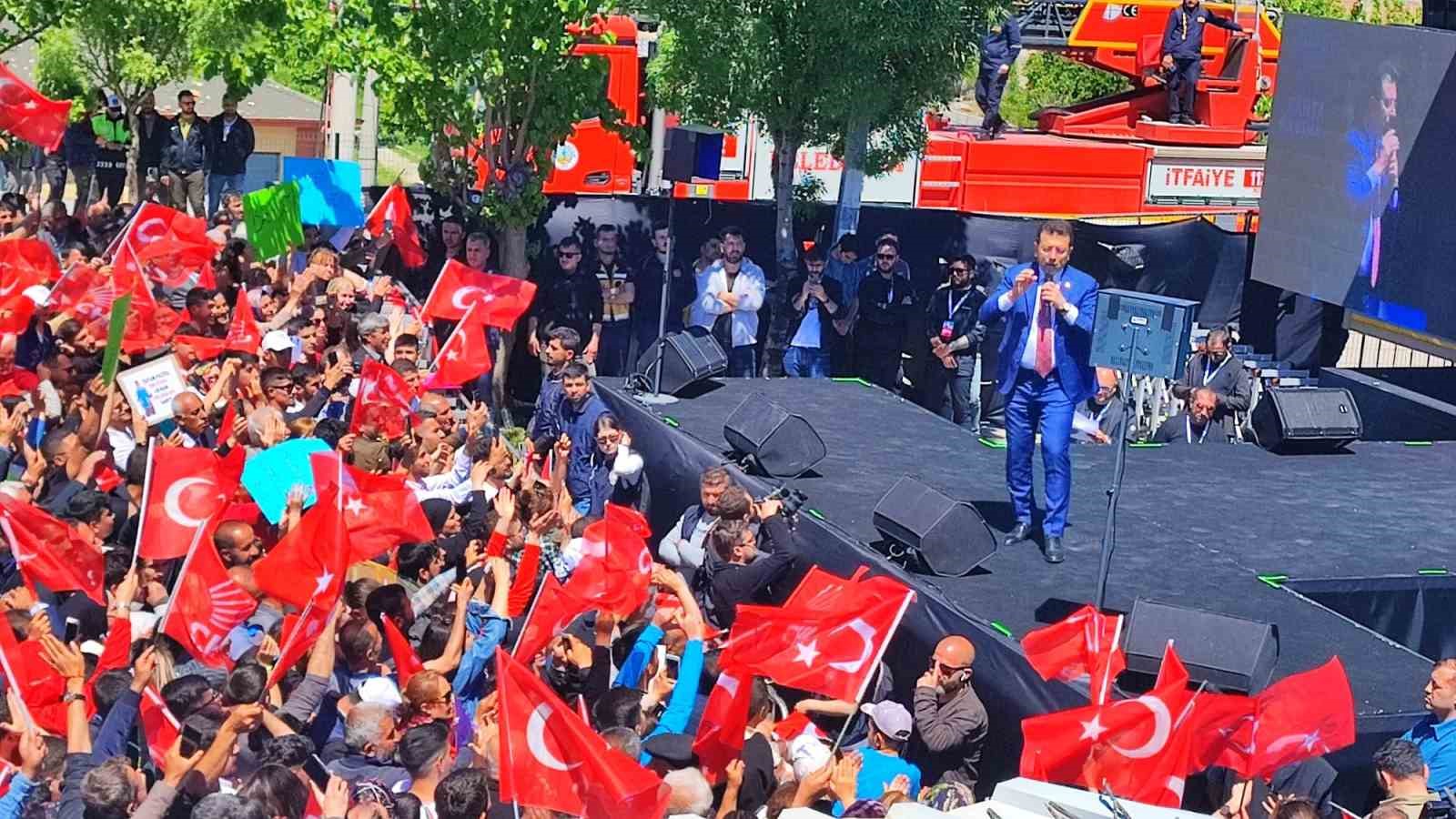 EKREM İMAMOĞLU, KAHTA'DA HALKA SESLENDİ